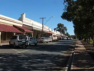The main street of Orroroo
