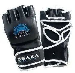 Image 13MMA gloves. They are fingerless gloves which allow both striking and grappling to occur. (from Mixed martial arts)