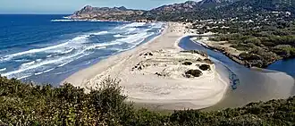 Ostriconi beach in the Agriates