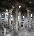 Interior before the restoration