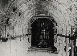 One of the naves of the church.