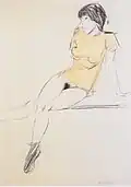 Image 87'"Halbtakt" by Otto Mueller, ca. 1925