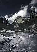 The course of Isser River