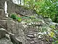 Mary garden at Chapel of the Most Holy Trinity at the West Point Military Academy in New York