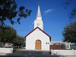 Historic Our Lady of Refugio Catholic Church is located at the intersection of Laredo and Washington streets across from the Blas Maria Uribe Plaza in San Ygnacio
