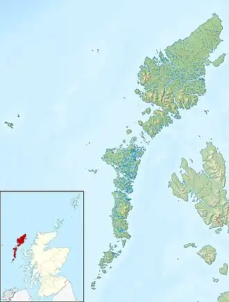 Eilean Chaluim Chille is located in Outer Hebrides