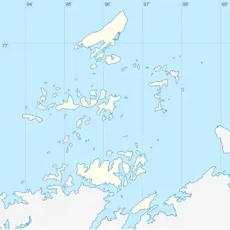 Shpanberg Island is located in Nordenskiöld Archipelago