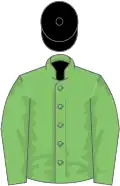 Light green, black cap