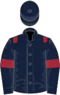 Dark Blue, Maroon epaulets and armlets