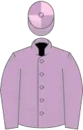 Lilac, rose quartered cap