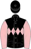 Black, pink triple diamond and sleeves