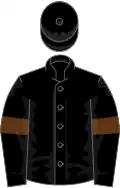 Black, brown armlets