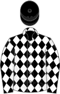 Black and white diamonds, black cap
