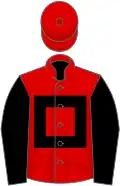 Red, black hollow box and sleeves