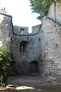 Bastion No.14 - an interior view, showing the hollow construction and the rampart walkway