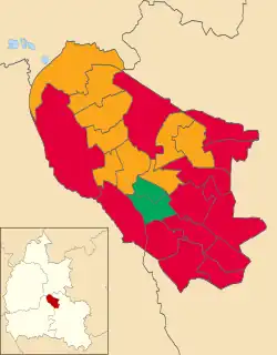 2010 results map