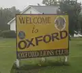 Welcome sign