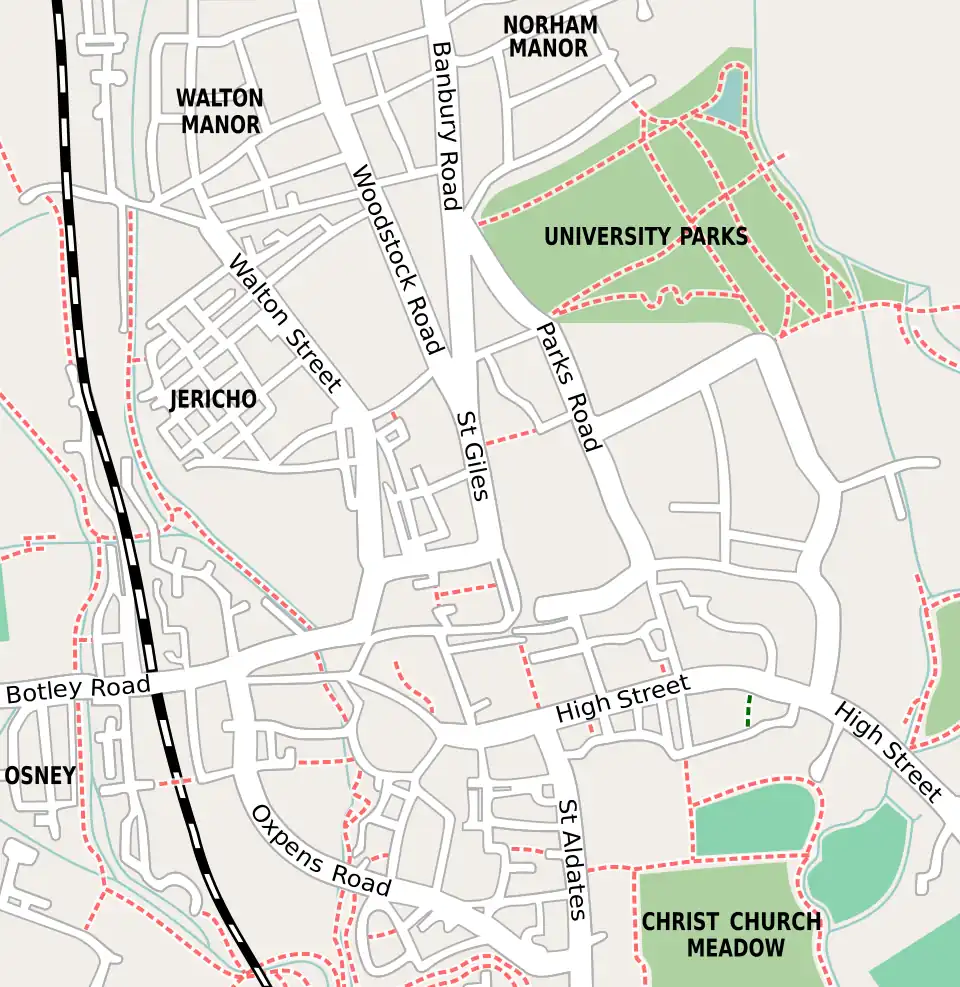 University of Oxford is located in Oxford city centre