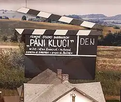 A clip from the film in the Zubrnice Railway Museum