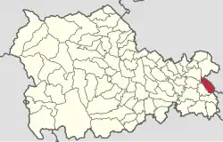Location in Neamț County