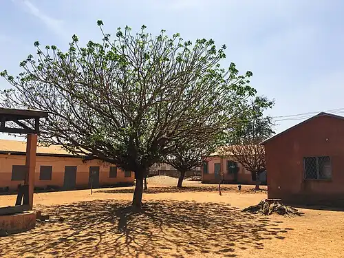 Péhunco - Cour de l'école primaire