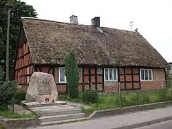 The birthplace of Kashubian activist and writer Bernard Sychta