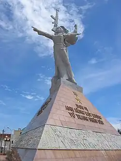 PAVN victory monument at Xuan Loc