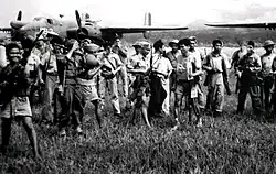 Filipino guerrillas secured airstrips for U.S. planes on Mindanao.