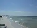 Beach on the Gulf of Mexico, in the park