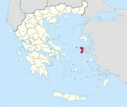 Chios within Greece