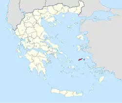 Ikaria within Greece