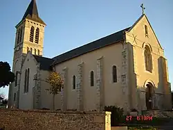 The church in Pleuville