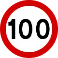 100&nbsp;km/h (62&nbsp;mph)