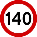 140&nbsp;km/h (87&nbsp;mph)