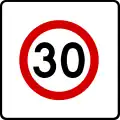 B-43 "limited speed zone"