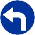 C-4 "turn left behind the sign"