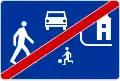 D-41 "end of living street"