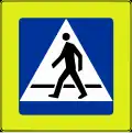 D-6 "pedestrian crossing" (other version)