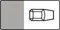 (variant – perpendicular on sidewalk)