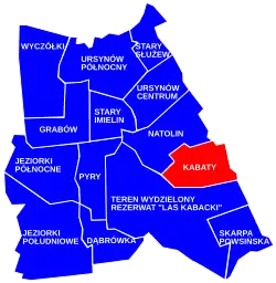 Kabaty within the Ursynów district.