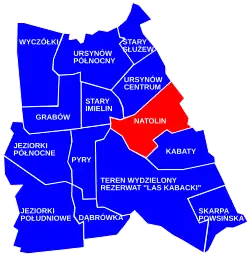 Natolin within the Ursynów district