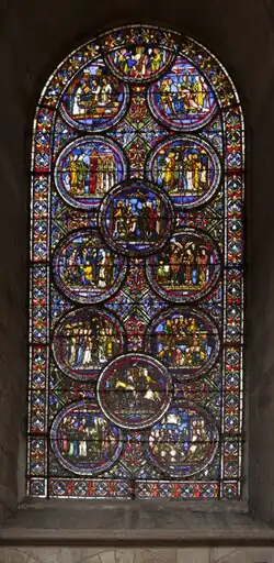 Good Samaritan Window from Sens Cathedral (13th c.)