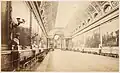 1901 image of the Galerie des Batailles at the Palace of Versailles; Terasaki Takeo&nbsp;[ja], artist of painting #45, included an image in a report in which he cited Napoleon's "triumphal appropriation" of mural painting for nation-building purposes[5]