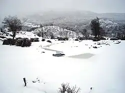 Winter scenery in Tierra del Fuego National Park