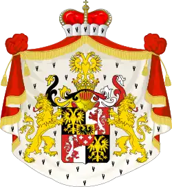 Coat of arms of Princes Sułkowski, 1752