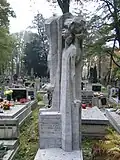 Monument on the tombstone of Janina Gałowa, Rakowicki Cemetery in Cracow (1932)