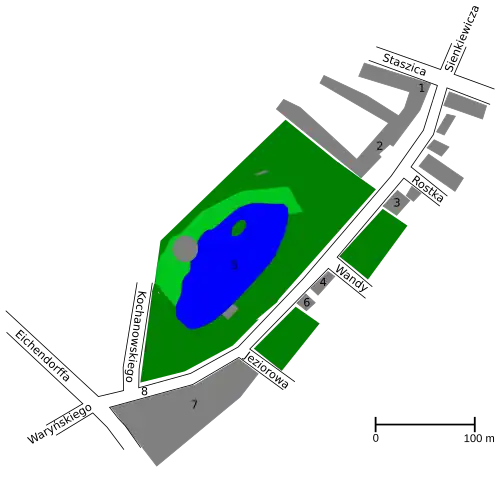 Map of General Józef Bem Street