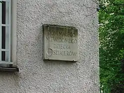 24 Obrońców Street: Commemorative plaque for Kazimierz Sztajer