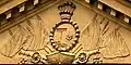 Coat of arms of the Lipski family on the palace in Czerniejew