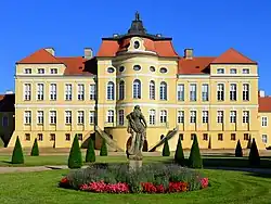 Raczyński Palace in Rogalin, a Historic Monument of Poland